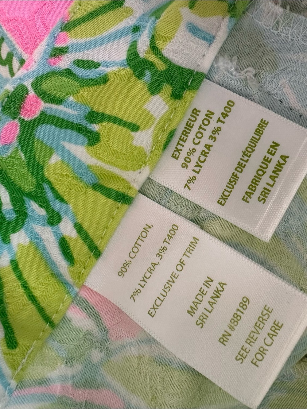 Lilly Pulitzer Kelly Skinny Ankle Pant Pants Size 4 Coconut Jungle Print Floral - Picture 7 of 9